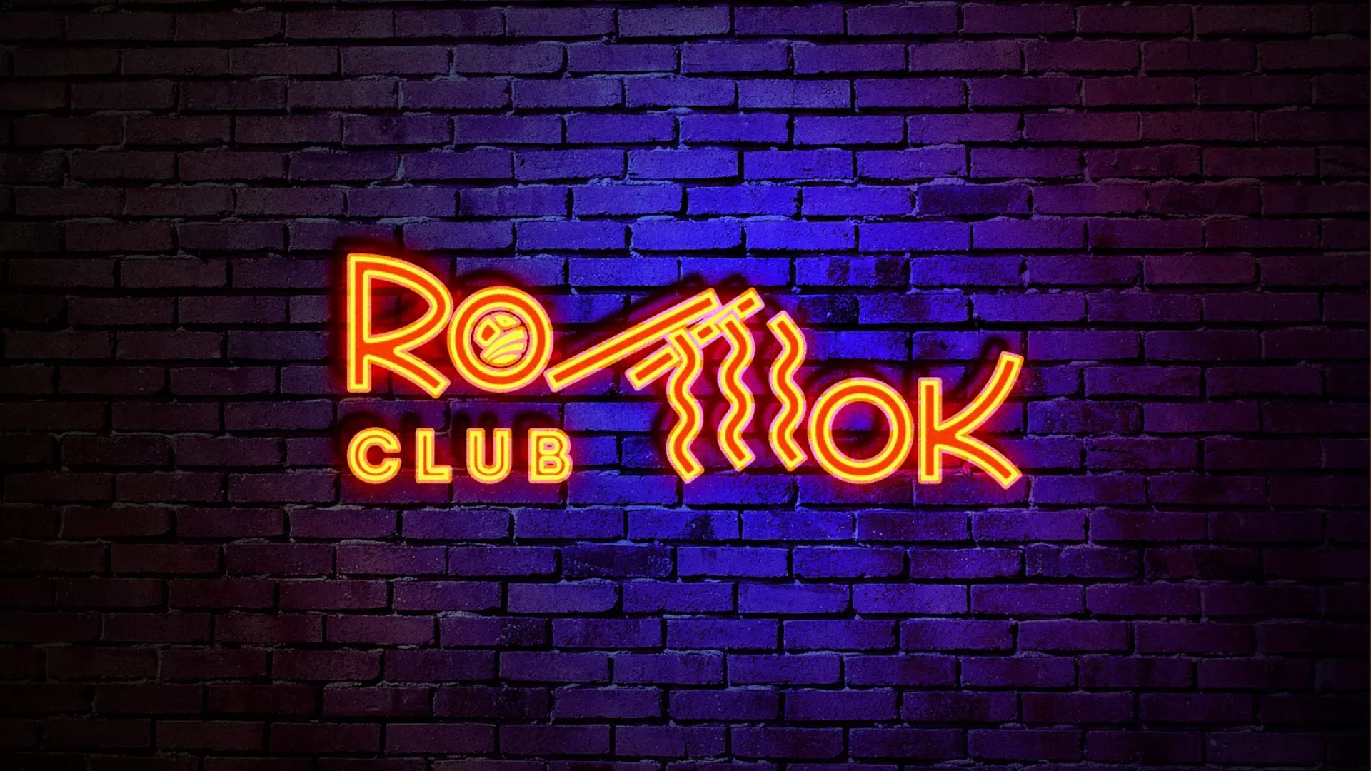 Разработка интерьерной вывески суши-бара «Roll Wok Club» в Кеми