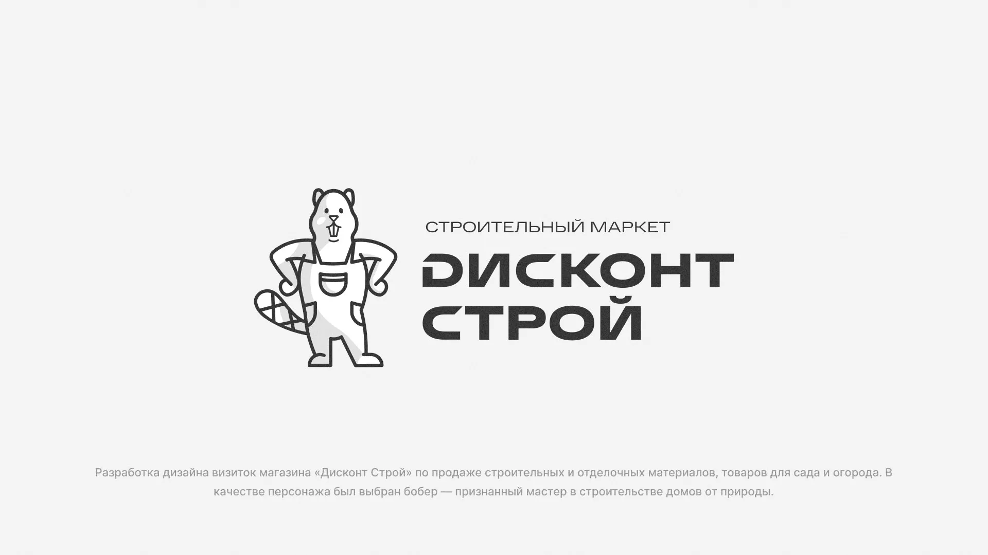 Разработка дизайна визиток магазина «Дисконт Строй» в Кеми